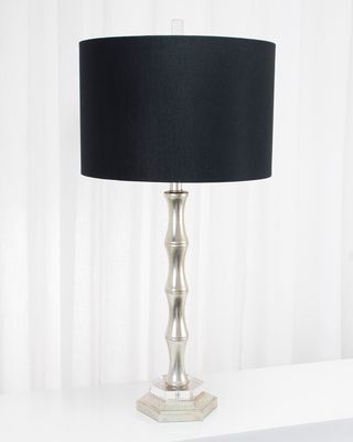 26" Silver Moso Table Lamp