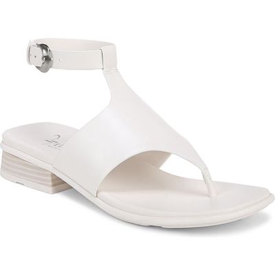 27 EDIT Naturalizer Beck Ankle Strap Sandal in Warm White Leather 