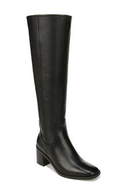 27 EDIT Naturalizer Edda Knee High Boot in Black Leather