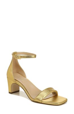 27 EDIT Naturalizer Iriss Ankle Strap Sandal in Deep Gold