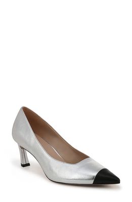 27 EDIT Naturalizer Mara Pointed Toe Pump in Silver 