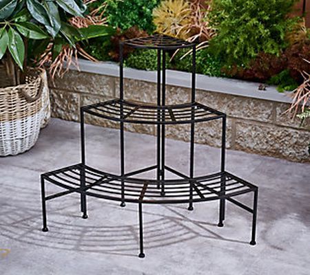 28.5"H 3-Tier Metal Plant Stand by Linda Vater