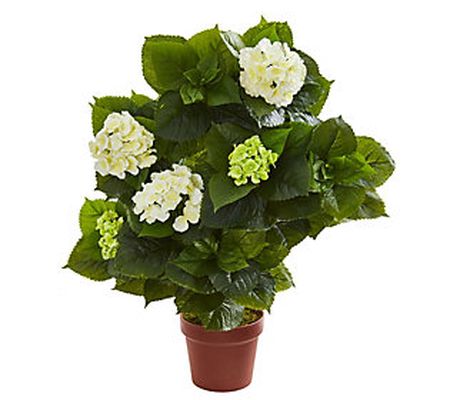29" Hydrangea Artificial Plant by Nearly Natura l