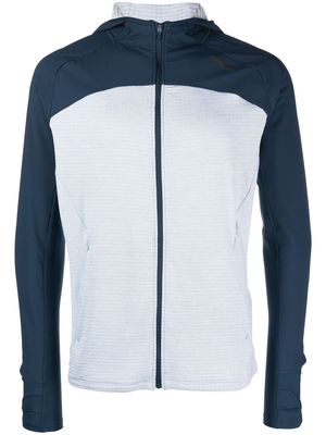 2XU colour-block panel hooded jacket - Blue