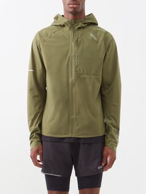 2xu - Light Speed Hooded Shell Jacket - Mens - Green