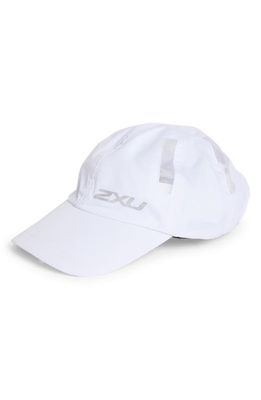 2XU Run Cap in White/White
