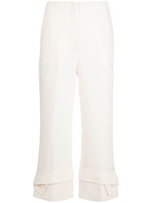 3.1 Phillip Lim belted-cuff cropped trousers - Brown