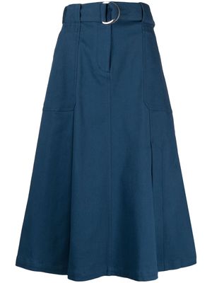 3.1 Phillip Lim belted pleated skirt - Blue