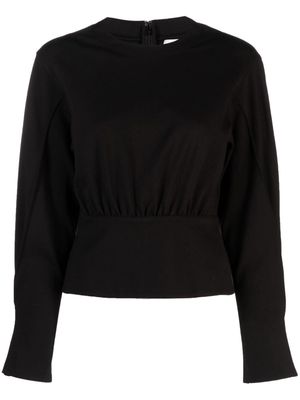 3.1 Phillip Lim Blouson Ponte blouse - Black