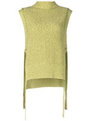3.1 Phillip Lim chunky ribbed-knit sleeveless jumper - Green