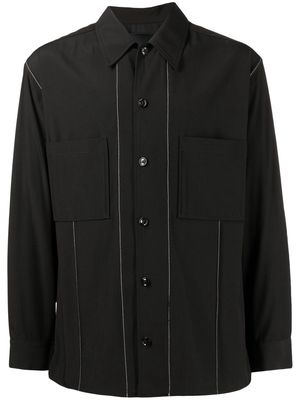 3.1 Phillip Lim convertible-collar shirt - Black
