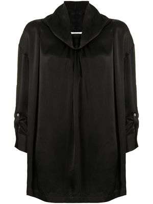 3.1 Phillip Lim cowl-neck satin blouse - Black