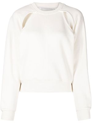 3.1 Phillip Lim cut-out French Terry sweatshirt - White