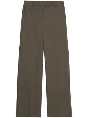 3.1 Phillip Lim distressed wide-leg trousers - Green