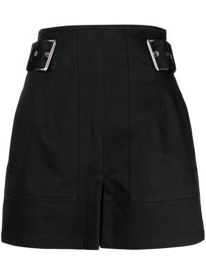 3.1 Phillip Lim double-buckle detail shorts - Black