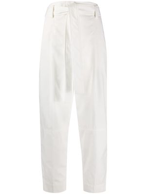 3.1 Phillip Lim foldover-detail cropped trousers - White