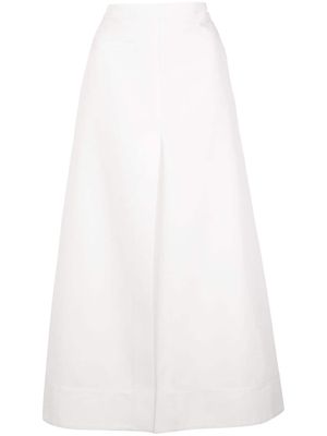 3.1 Phillip Lim front slit A-line skirt - White