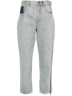 3.1 Phillip Lim high-waisted cropped jeans - Blue