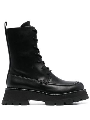 3.1 Phillip Lim Kate lace-up combat boots - Black