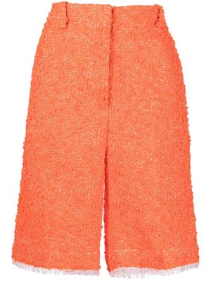 3.1 Phillip Lim knee-length tweed shorts - Orange