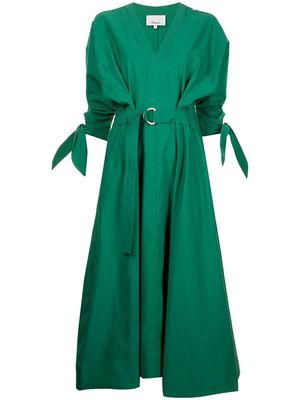 3.1 Phillip Lim knot-detailing belted dress - Green