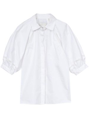 3.1 Phillip Lim ladder-stitch puff-sleeve blouse - White