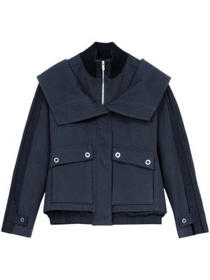 3.1 Phillip Lim layered cotton utility jacket - Blue