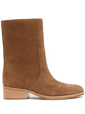 3.1 Phillip Lim Lucien 40mm suede boots - Brown