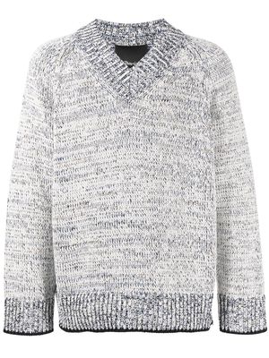 3.1 Phillip Lim marl-knit jumper - White