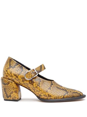 3.1 Phillip Lim Naomi 70mm leather pumps - Yellow