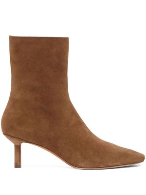 3.1 Phillip Lim Nell 65mm suede boots - Brown