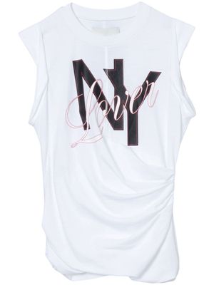 3.1 Phillip Lim NY Lover jersey tank top - White