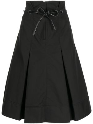 3.1 Phillip Lim Origami high-waisted midi skirt - Black