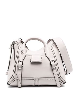 3.1 Phillip Lim Pashli Moto leather satchel - White