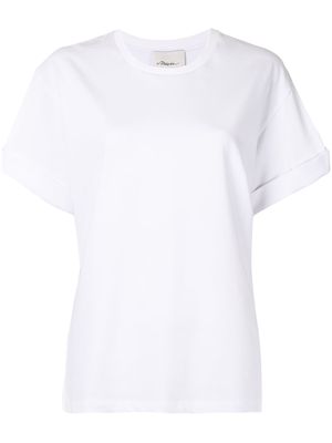 3.1 Phillip Lim short sleeve tab detail T-shirt - White
