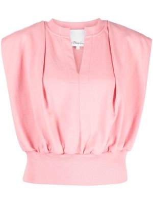 3.1 Phillip Lim sleeveless french terry top - Pink