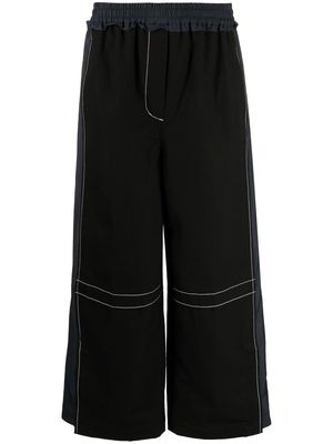 3.1 Phillip Lim straight-leg cotton trousers - Black