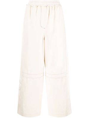 3.1 Phillip Lim straight-leg cotton trousers - Neutrals