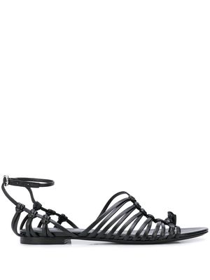 3.1 Phillip Lim strappy flat sandals - Black