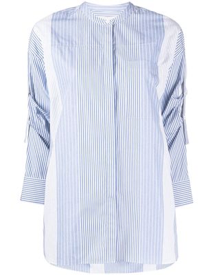 3.1 Phillip Lim striped cotton shirt - WHITE BLUE MULTI