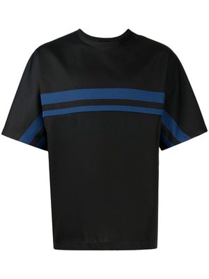 3.1 Phillip Lim striped crew-neck T-shirt - Black