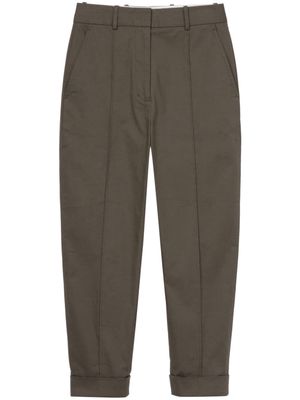 3.1 Phillip Lim tapered-leg cropped trousers - Green