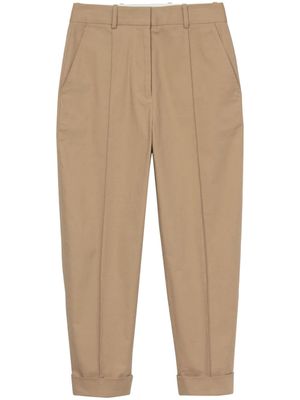 3.1 Phillip Lim tapered-leg cropped trousers - Neutrals
