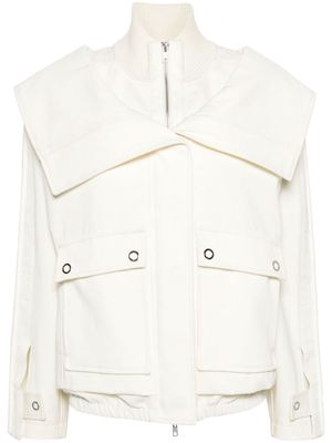 3.1 Phillip Lim twill zipped jacket - Neutrals