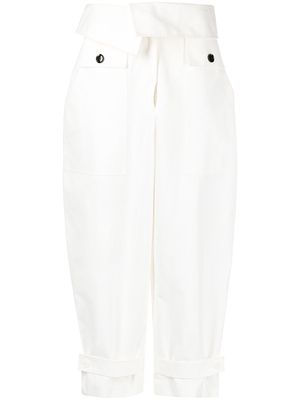 3.1 Phillip Lim wide-leg cropped trousers - Yellow