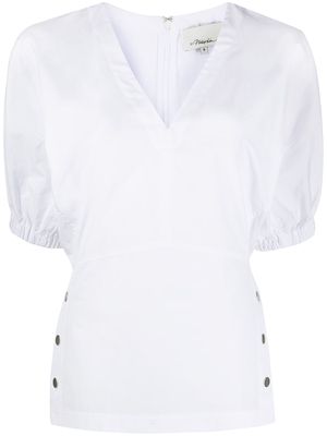 3.1 Phillip Lim wide studs blouse - White