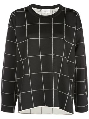 3.1 Phillip Lim Window Pane sweatshirt - Black