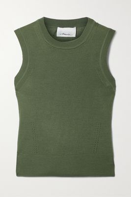 3.1 Phillip Lim - Wool-blend Top - Green