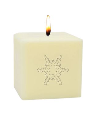 3" Eco-Luxury Snowflake Soy Candle