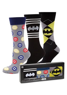 3-Pair Batman Socks
